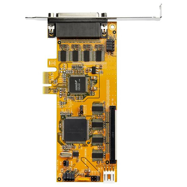 StarTech.com 8-Port PCI Express RS232 Serial Adapter Card, PCIe RS232 Serial Card, 16C1050 UART, Low Profile Serial DB9 Controller/Expansion Card, 15kV ESD Protection, Windows Only - TAA