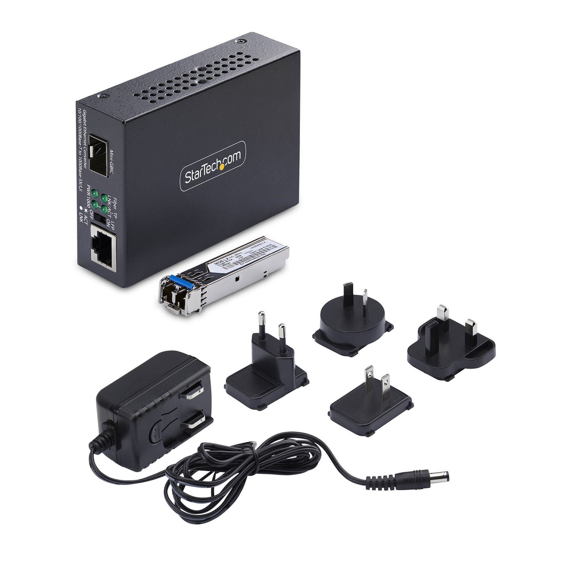 StarTech.com Single-Mode (SM) LC Fiber Media Converter for 10/100/1000 Networks, Standalone Gigabit Ethernet - image 7