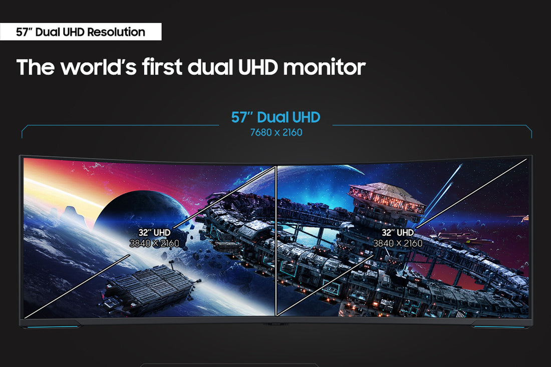 Samsung 57" G95NC Odyssey Neo G9 240Hz Dual UHD Monitor - image 7