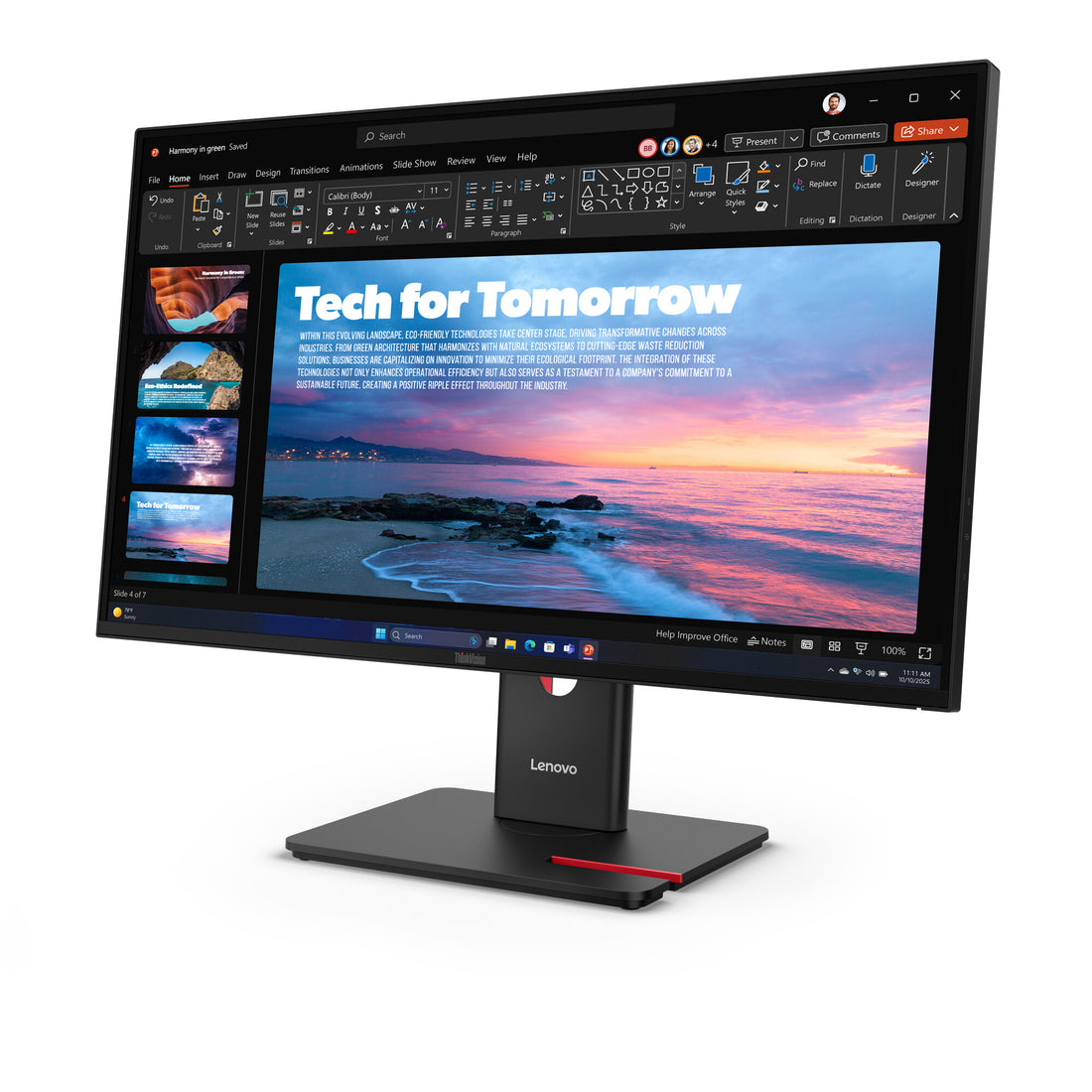 Lenovo ThinkVision T27QD-40 Monitor - image 2