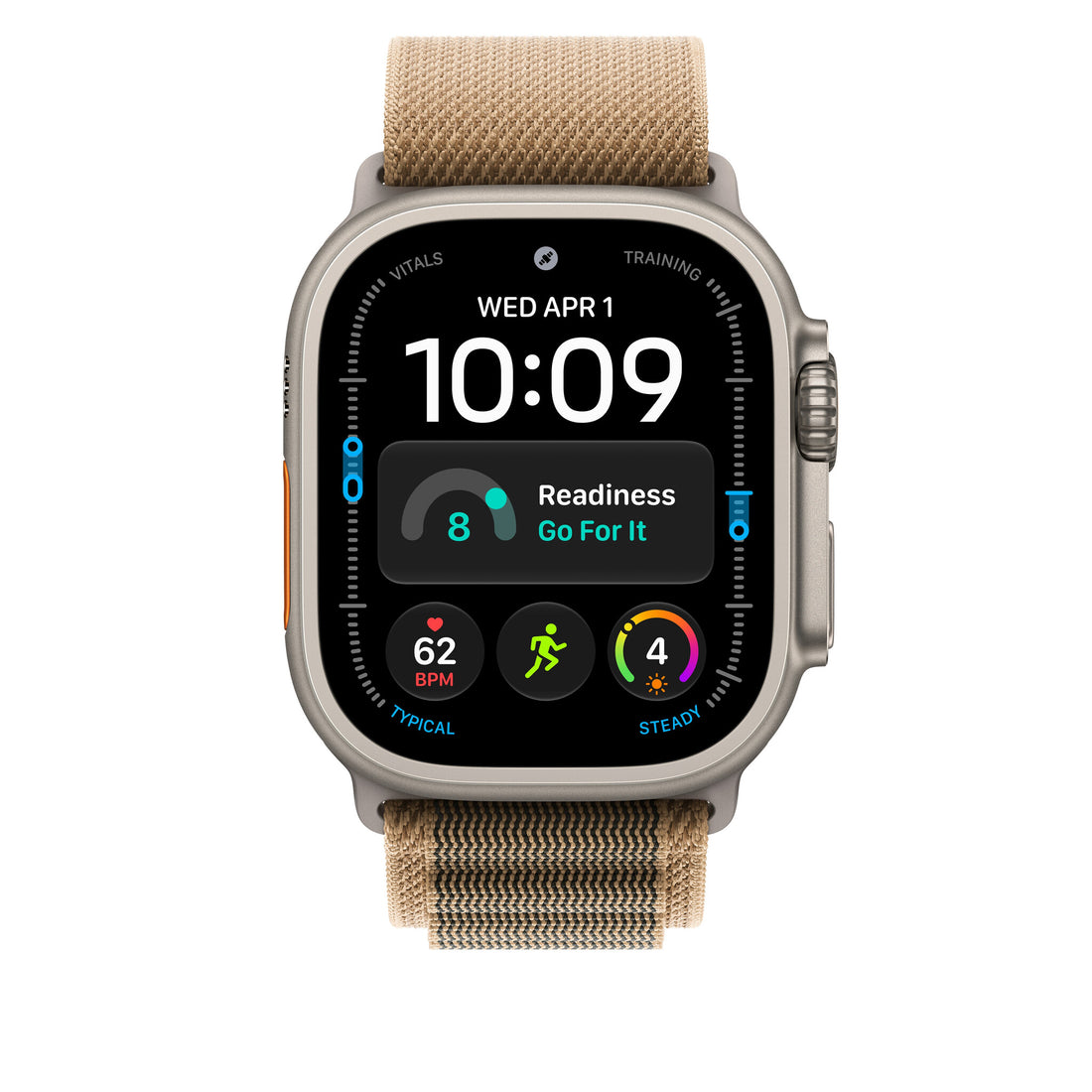 Apple 49mm Desert Alpine Loop - Medium - Natural Titanium Finish - image 3