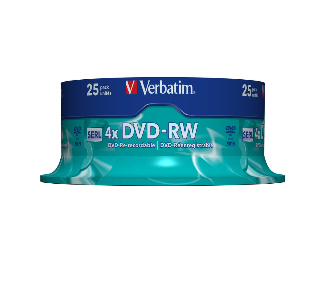 Verbatim DVD-RW Matt Silver 4.7 GB 25