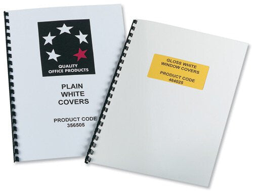5Star 356505 binding cover A4 White 100