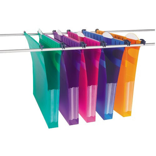 Rexel Multifile Extra Secura Foolscap Suspension File Assorted(10) - image 2