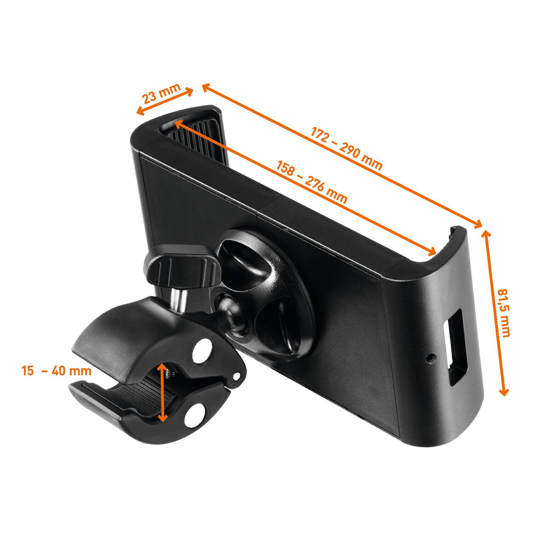 Durable Tought Clamp XL Passive holder Mobile computer, Mobile phone/Smartphone, Tablet/UMPC Black - image 6