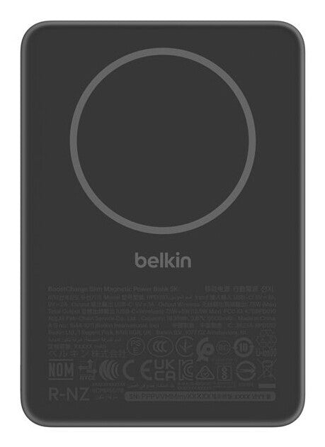 Belkin BPD010hqBK 5000 mAh Wireless charging Black