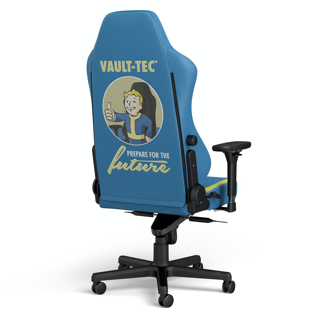 noblechairs HERO Gaming Chair - Fallout Vault-Tec Edition - Blue/Yellow - image 4