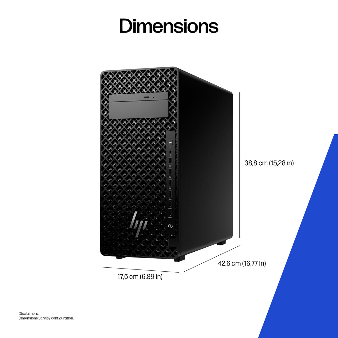 HP E66PLEA PC/workstation 265 32 GB DDR5-SDRAM 1 TB SSD Windows 11 Pro Tower AI Workstation, AI PC Black - image 3