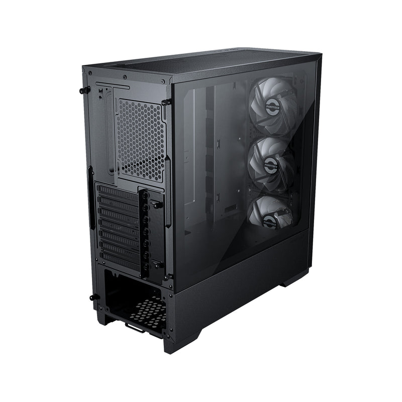 Phanteks G360A Midi Tower Black, Transparent