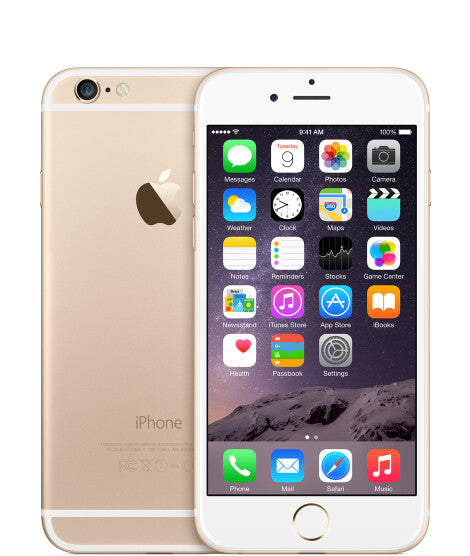Orange iPhone Apple 6 11.9 cm (4.7") Single SIM iOS 9 4G 64 GB Gold