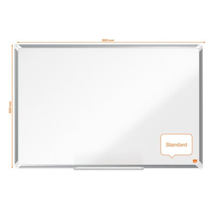 Nobo Premium Plus Enamel Magnetic Whiteboard 900x600mm - image 5
