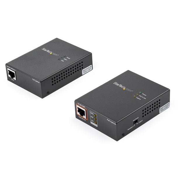 High Poe Injectors StarTech.com 1 Port Gigabit PoE Injector & Splitter Kit - 60W High ...