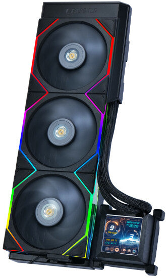 Lian Li HydroShift LCD 360TL Computer case All-in-one liquid cooler 12 cm Black