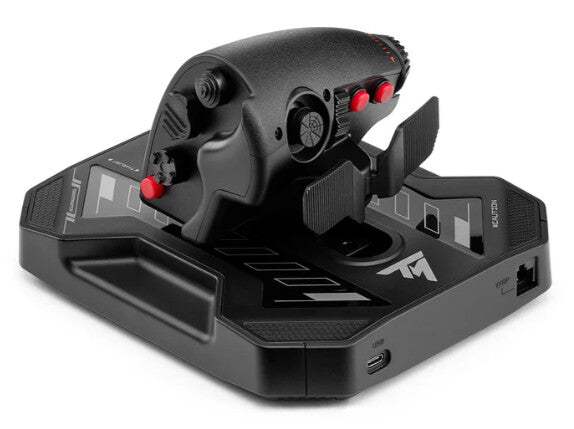 Thrustmaster Sol-R 4 HOTAS Black USB Joystick + engine control lever A ...
