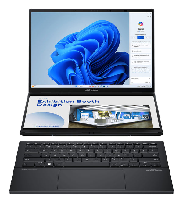 ASUS Zenbook Duo 14" 2-in-1 Laptop (90NB14X1-M00DZ0) - Intel Core Ultra 9 285H, 32GB RAM, 1TB SSD, Windows 11 Home