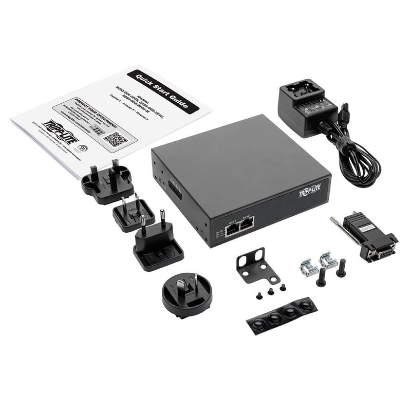 Tripp Lite B093-008-2E4U 8-Port Console Server with Dual GbE NIC, 4Gb Flash and 4 USB Ports