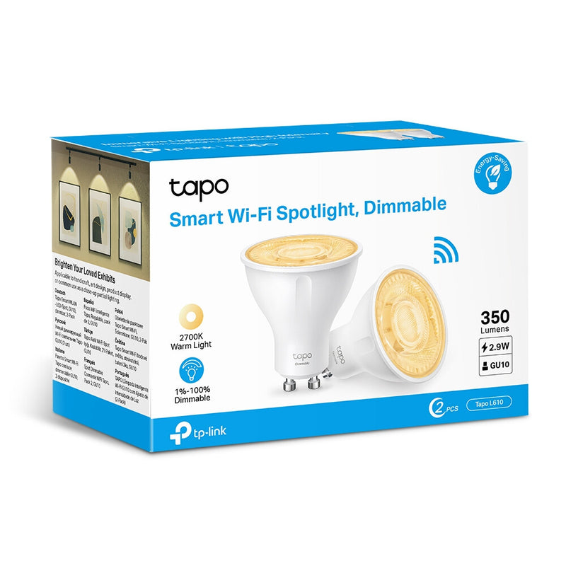 TP-Link Tapo Smart Wi-Fi Spotlight, Dimmable