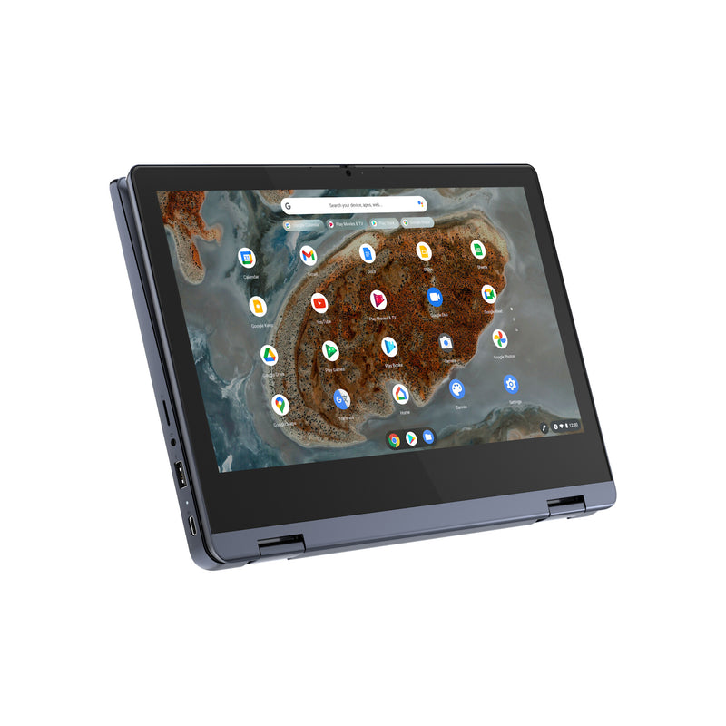 Lenovo IdeaPad Flex 3 Chrome 11M836 MediaTek MT8183 Chromebook 29.5 cm (11.6") Touchscreen HD 4 GB LPDDR4x-SDRAM 32 GB eMMC Wi-Fi 5 (802.11ac) ChromeOS UK English Blue