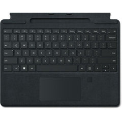Microsoft Surface Pro Signature Keyboard with Fingerprint Reader QWERTY Spanish Microsoft Cover port Black