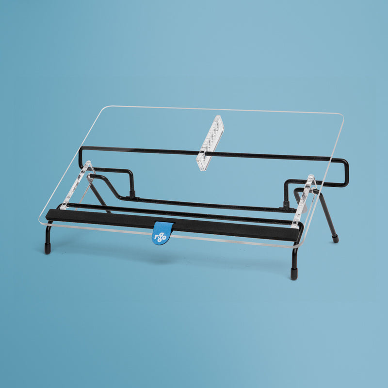 R-Go Tools Document holder R-Go Flex Read, ergonomic, with soft foam wrist rest, transparent acrylic
