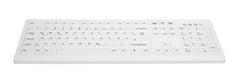 CHERRY AK-C8100F-FUS-W/NOR keyboard Medical RF Wireless QWERTY Norwegian White