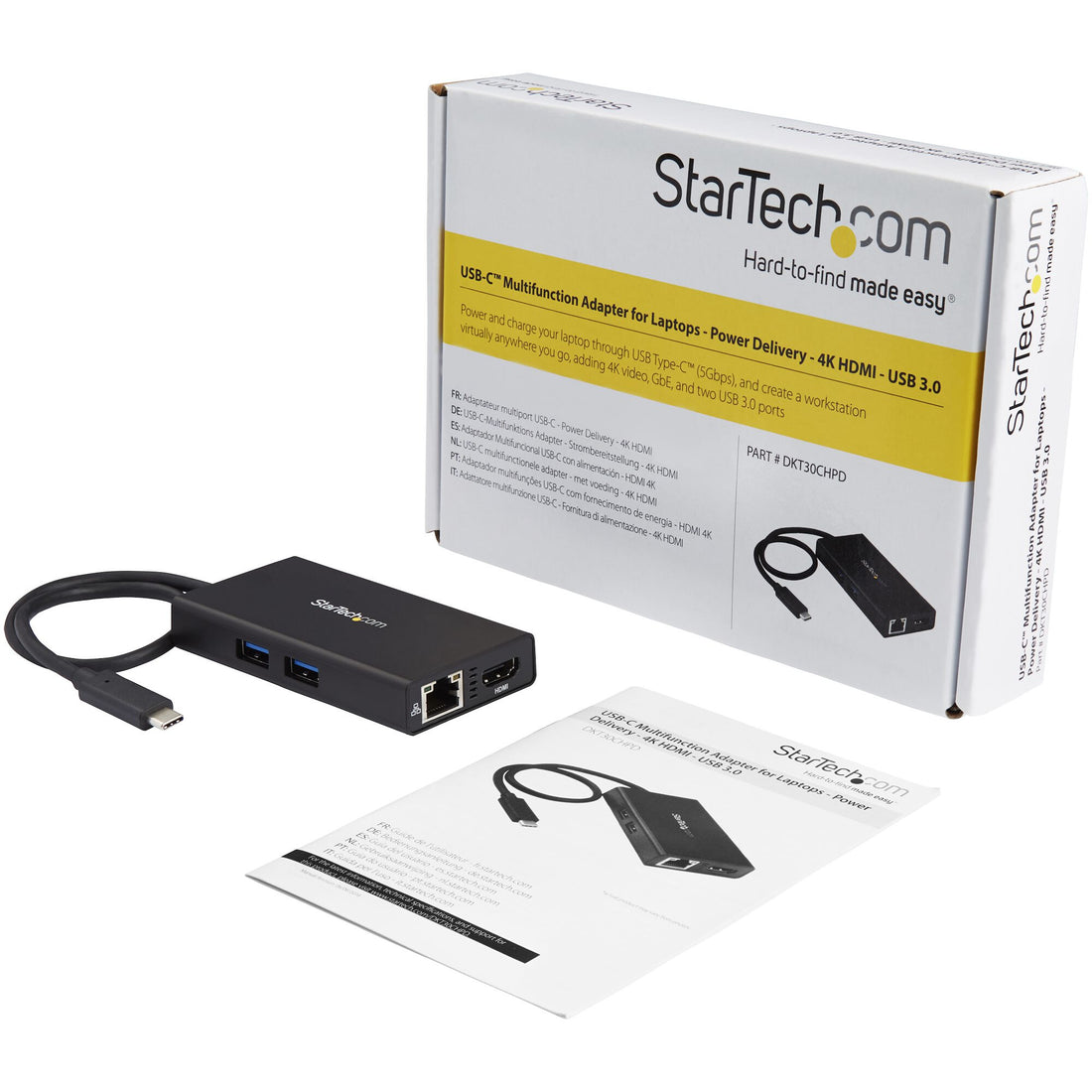 StarTech.com USB-C Multiport Adapter - USB-C Travel Docking Station with 4K HDMI - 60W Power Delivery - image 7