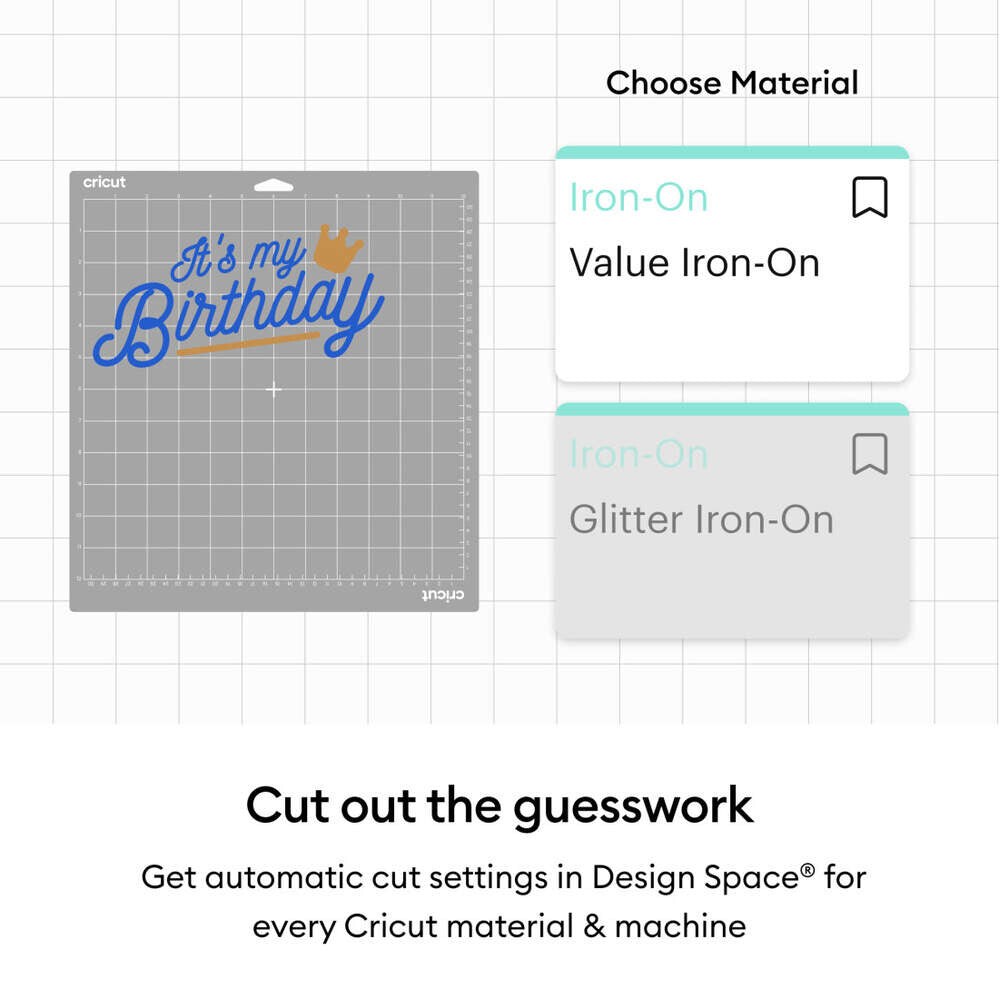 Cricut Value Iron-On Removable Blue Matte - image 3