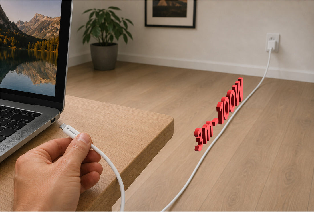 Verbatim Essentials Sync & Charge 3m USB-C to C Cable - image 3