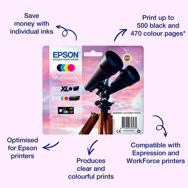 Epson Multipack 4-colours 502 Ink