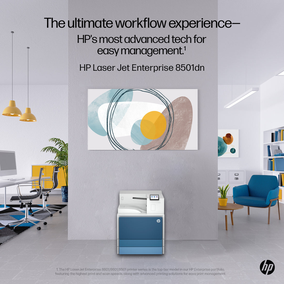 HP LaserJet Enterprise 8501dn Black and white Printer - image 7