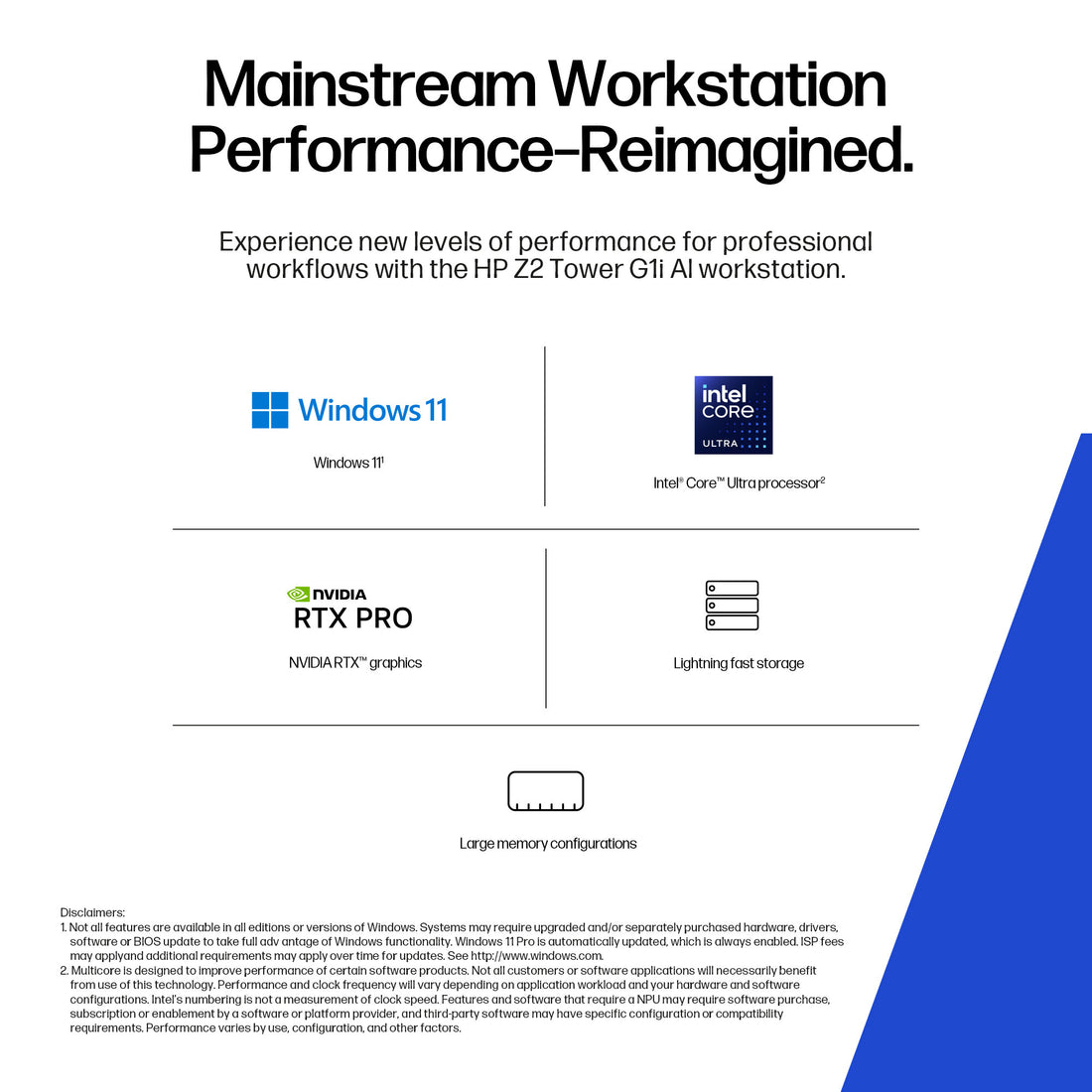 HP E66PMEA PC/workstation 285 64 GB DDR5-SDRAM 1 TB SSD Windows 11 Pro Tower AI Workstation, AI PC Black - image 8