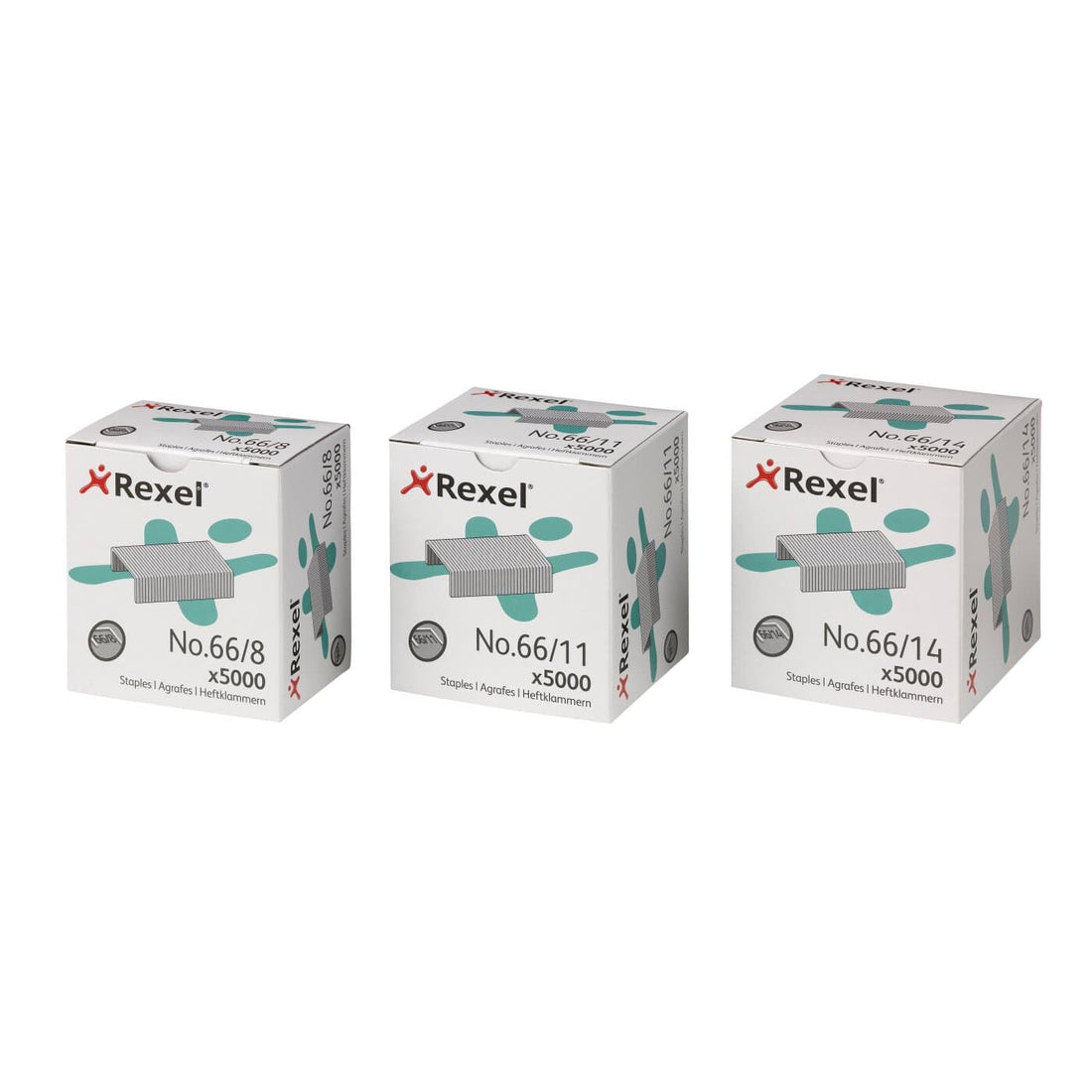 Rexel No. 66/14 Staples (5000) - image 3