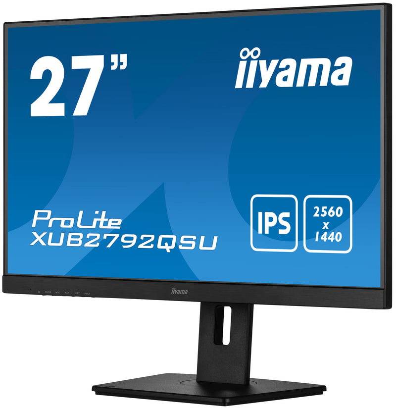 iiyama XUB2792QSU-B5 computer monitor 68.6 cm (27") 2560 x 1440 pixels Full HD LED Black