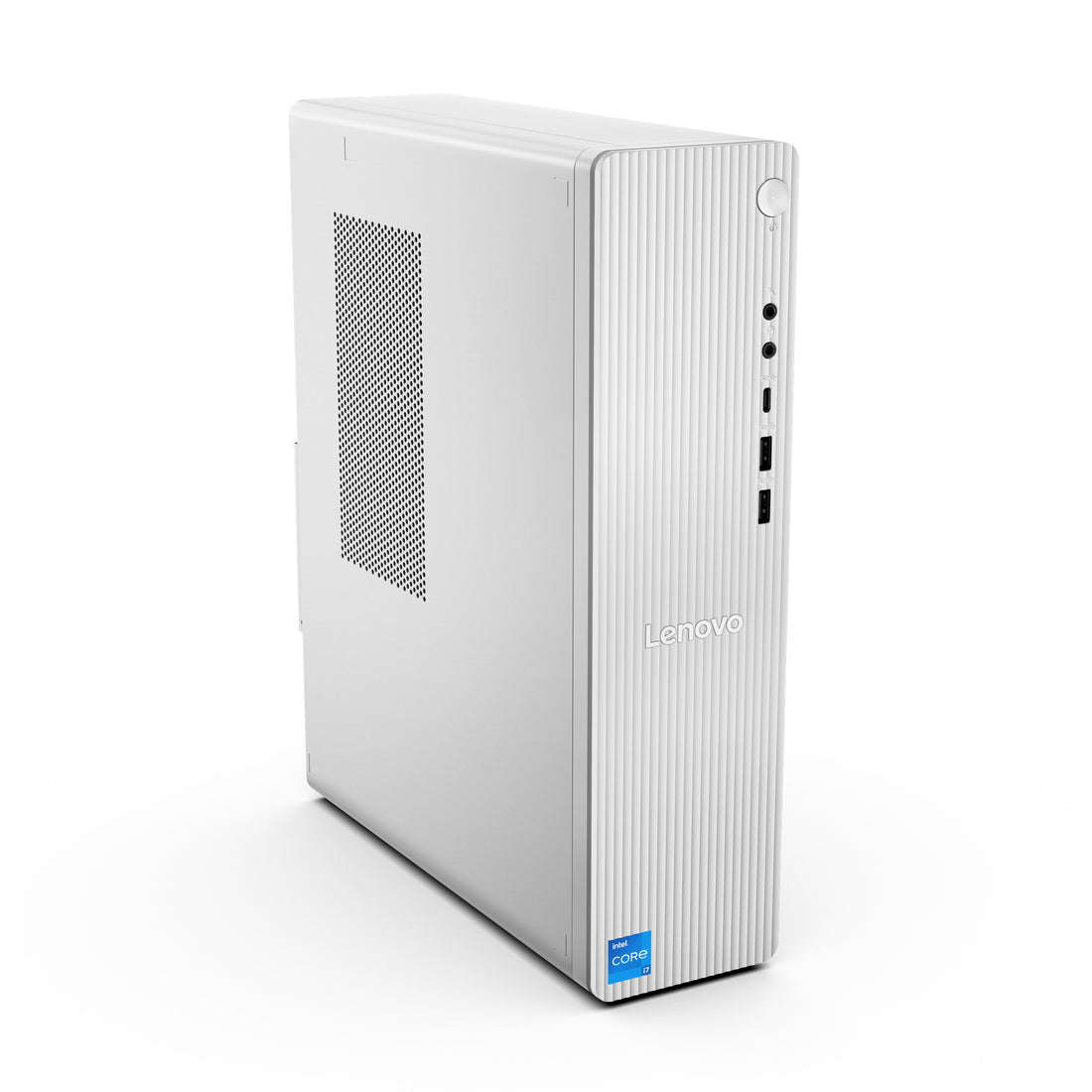 Lenovo Tower Desktop PC - Intel Core i3-14100 8Gb 512Gb SSD Windows 11 - Grey (Grade A1 - Like New)