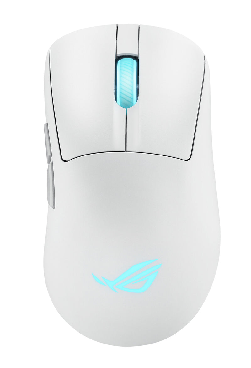 ASUS ROG Keris II Origin WHT mouse Gaming Right-hand RF Wireless + Bluetooth + USB Type-A Optical 42000 DPI