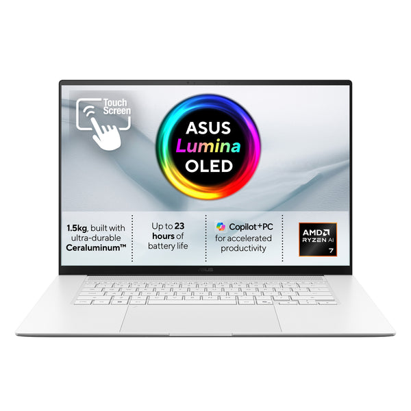 ASUS Zenbook S16 16" Laptop (90NB17H4-M00590) - AMD Ryzen AI 7 445, 32GB RAM, 1TB SSD, Windows 11 Home
