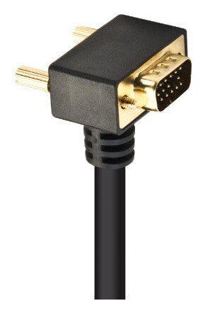 Kindermann 7483000102 video cable adapter 2 m VGA (D-Sub) HDMI Black