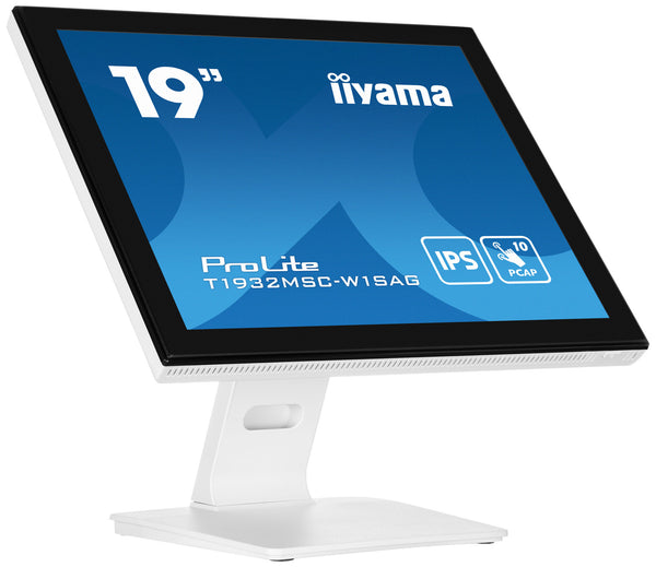 iiyama ProLite 19" SXGA Touchscreen Monitor, White (T1932MSC-W1SAG)