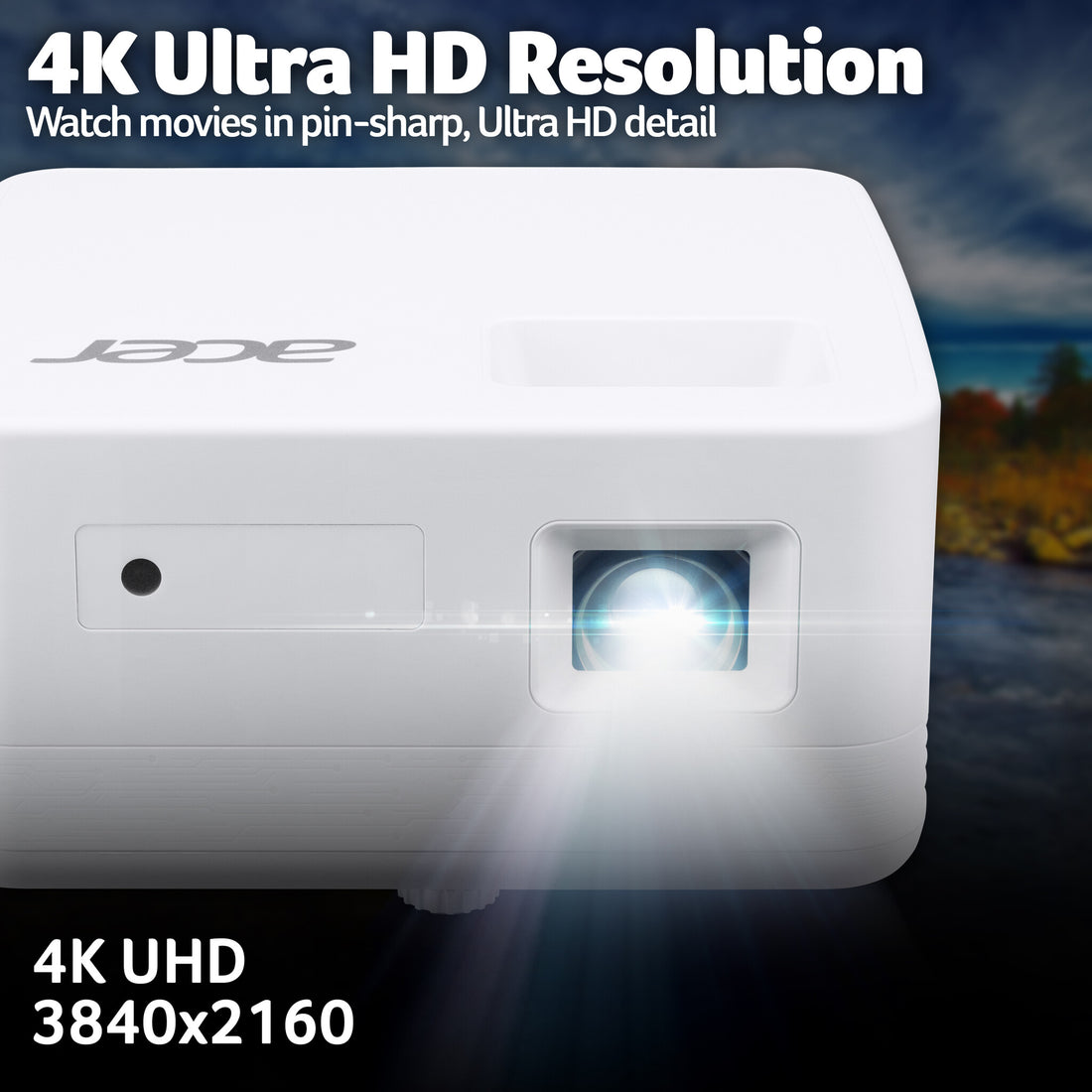Acer PD1800 projector - 4K Ultra HD, LED, 1,000 ANSI lm - image 2