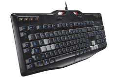 Logitech G105 keyboard Gaming USB Russian Black