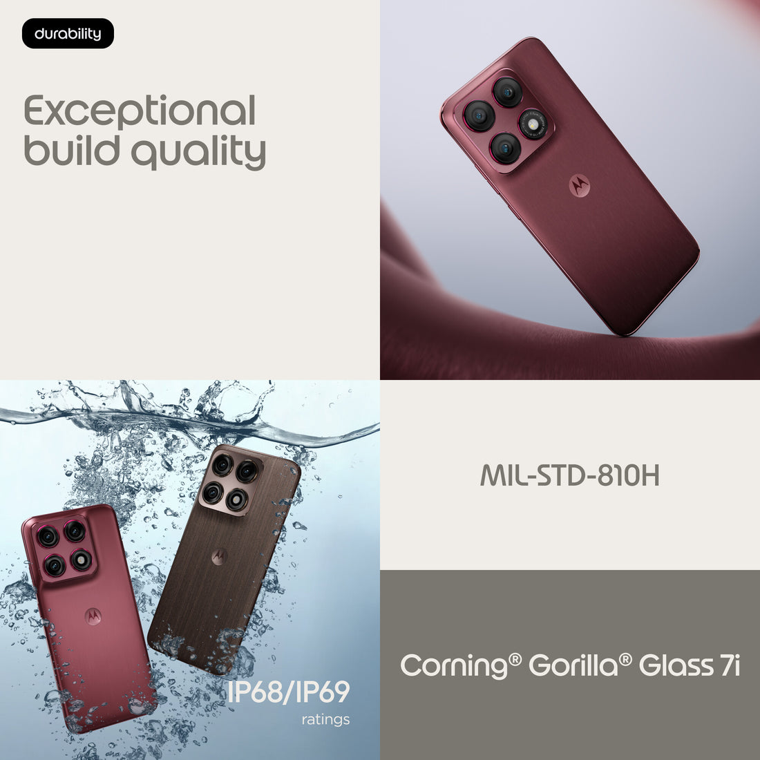 Motorola edge 70 pro 6.78" Dual SIM Android 16.0 5G USB Type-C 12 GB 512 GB 6500 mAh Bordeaux - image 8