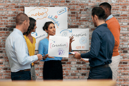 Nobo Frameless Magnetic Modular Whiteboard 450x450mm - image 9