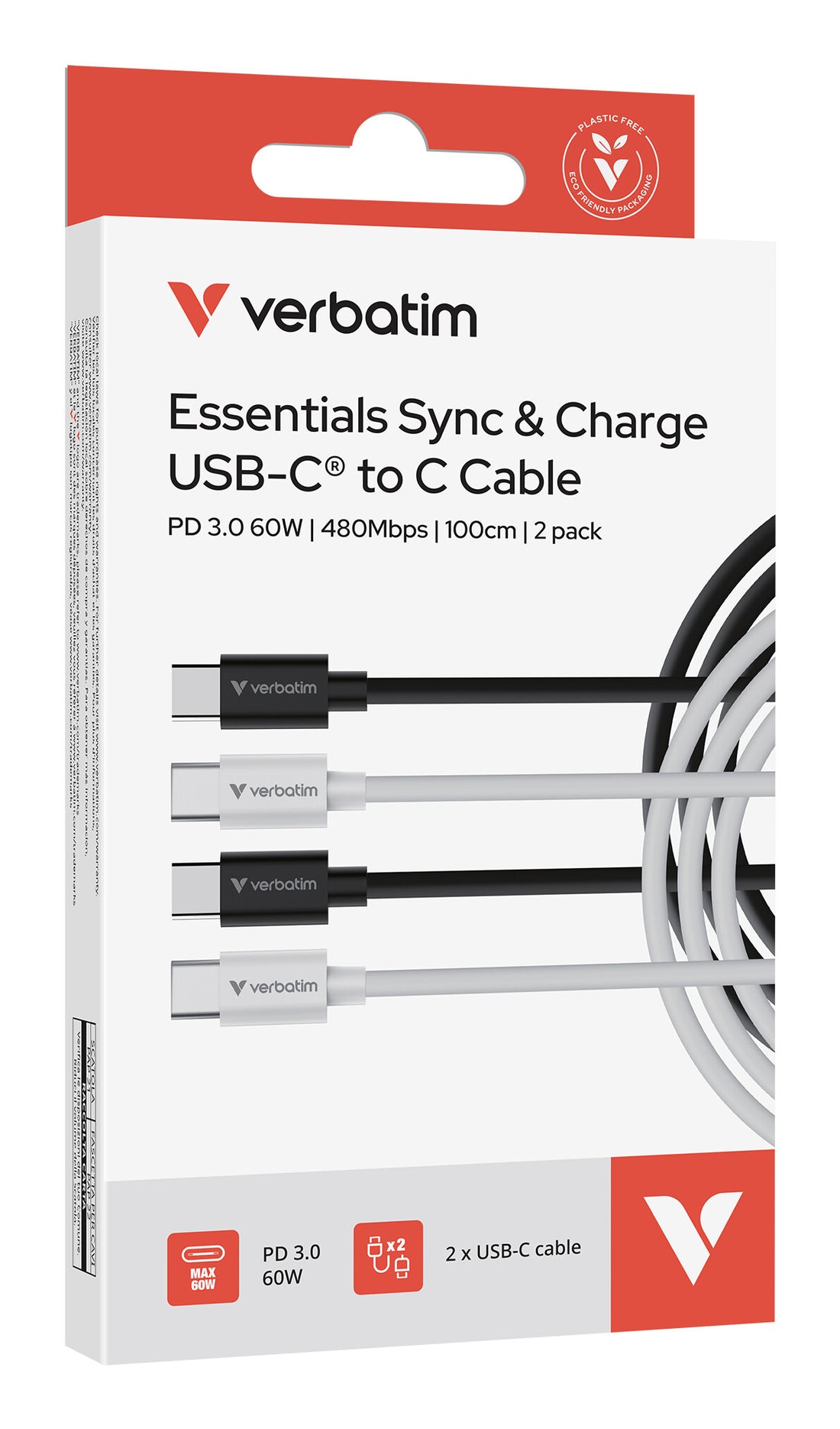 Verbatim Essentials Sync & Charge USB-C to C Cables - image 5
