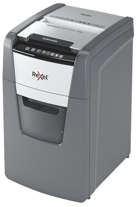 Rexel Optimum AutoFeed+ 150X paper shredder Cross shredding 55 dB 22 cm Black, Silver - image 2