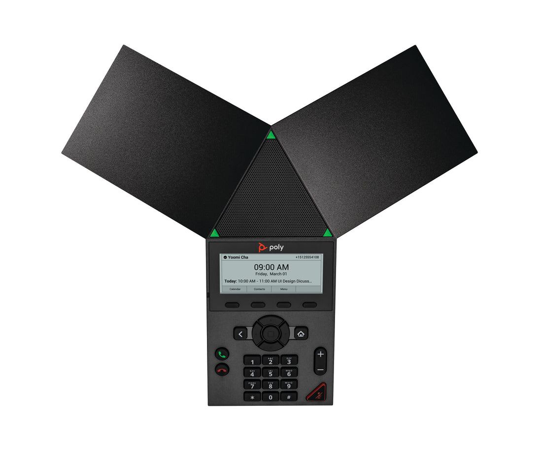 HP Poly Trio 8300 IP Conference Phone and PoE-enabled
