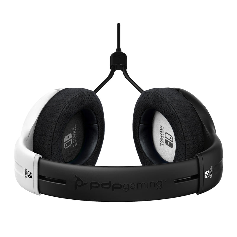 PDP LVL40 Headset Wired Head-band Gaming Black, White