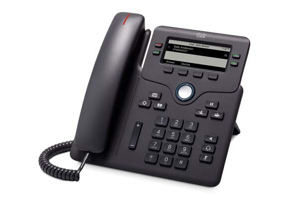 Cisco 6851 IP phone Black 4 lines