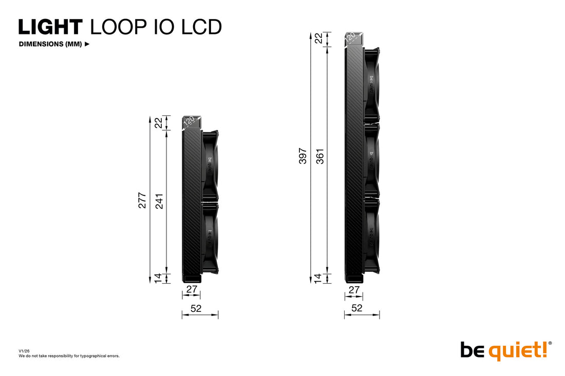 be quiet! Light Loop IO LCD 360 mm Black - image 8