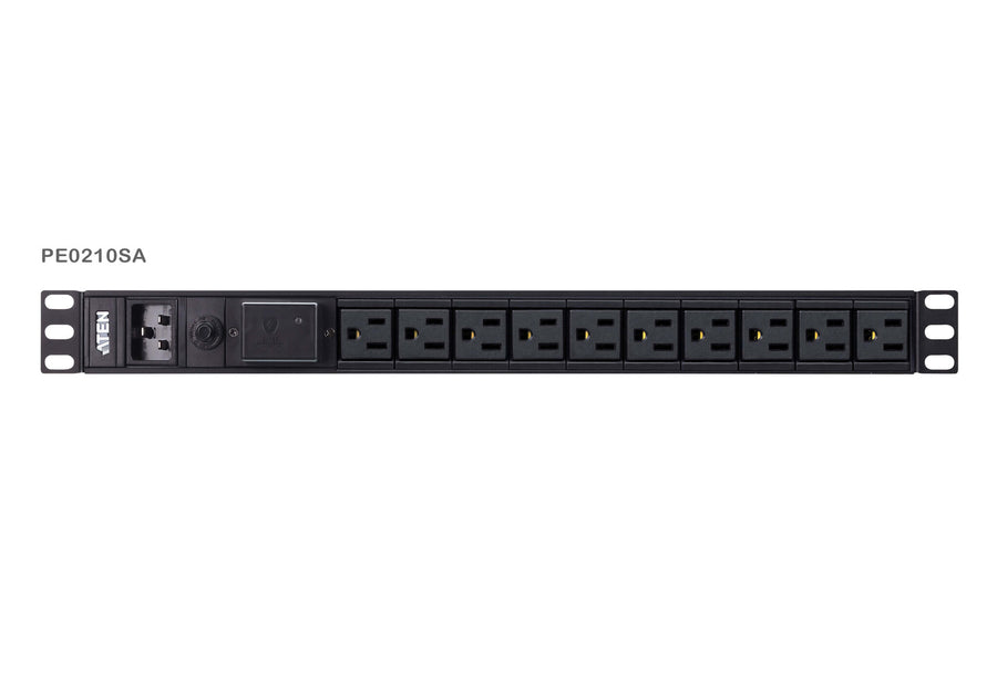 ATEN PE0210SG power distribution unit (PDU) 10 AC outlet(s) 1U Black ...