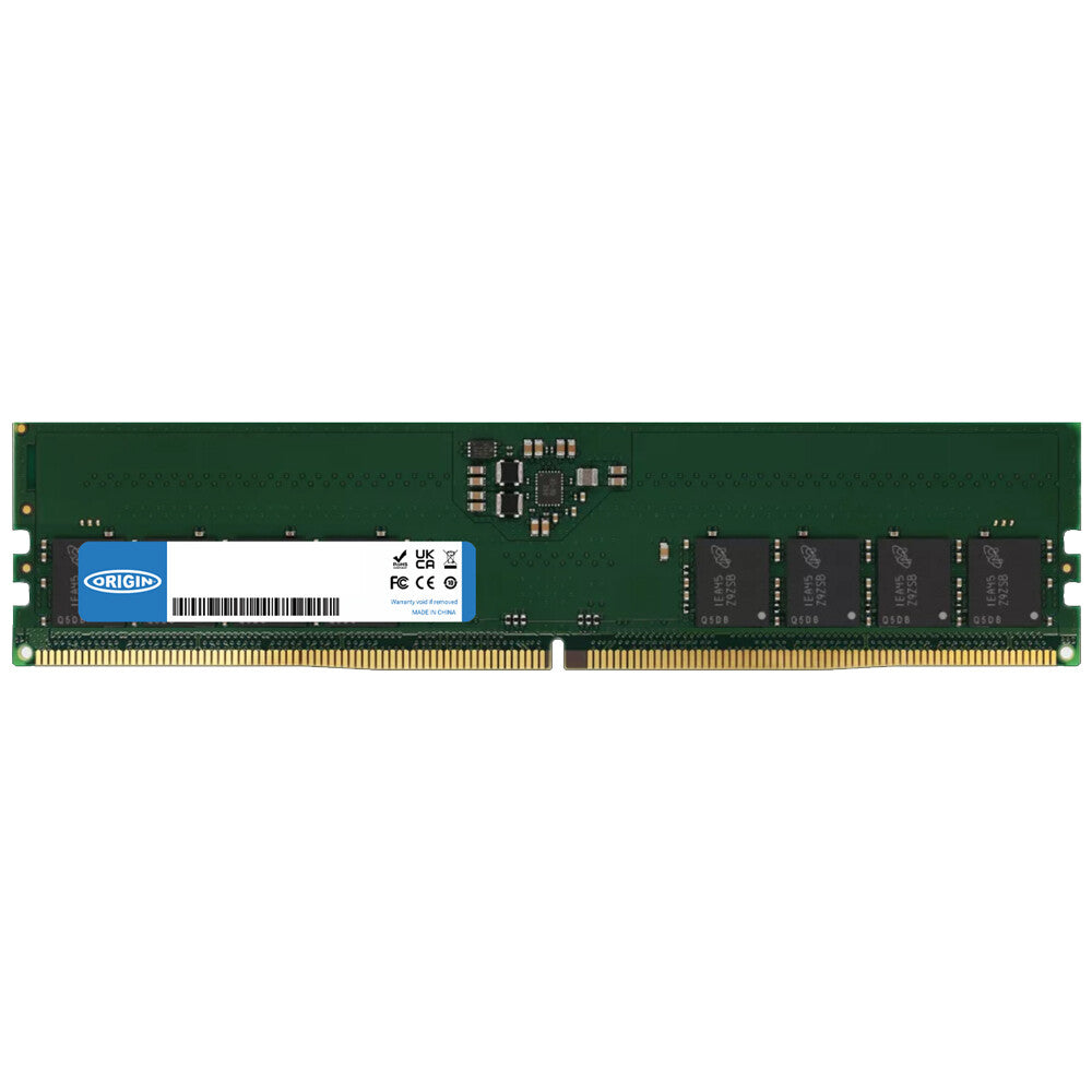 Origin Storage 64GB (2x 32GB) DDR5 4800MHz UDIMM 2Rx8 Non-ECC 1.1V